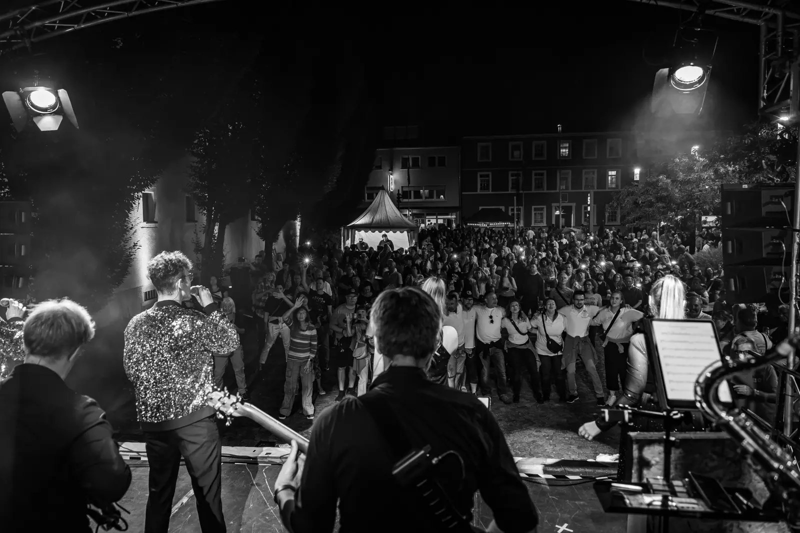 Live-Moment der MMONKS Musicalparty